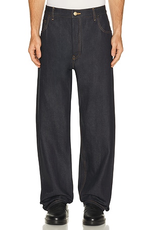 Thom Browne Denim 5 Pocket Japanese Selvedge Denim in Blue