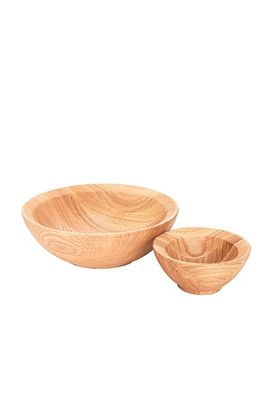 The Conran Shop Istria Snack Bowl & Serving Bowl in Brown