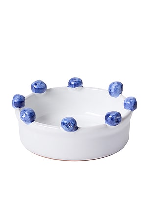 The Conran Shop Puglia Blueberry Serving Bowl in White