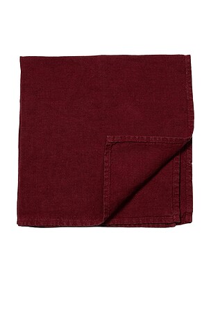 The Conran Shop Linen Napkin in Burgundy