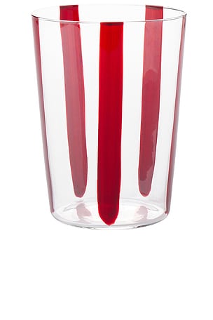 The Conran Shop Nova 500ml Tumbler Glass Set Of 4 in Burgundy