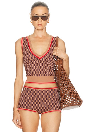 Tropic of C Isla Vest in Brown