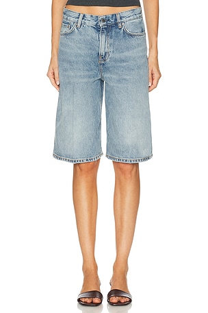 Toteme Denim Board Short in Blue