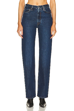 The Row Eglitta Wide Leg in Light Indigo | FWRD The Row Eglitta Wide Leg in Light Indigo | FWRD