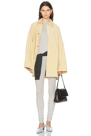 Toteme Cord Overshirt Jacket in Beige