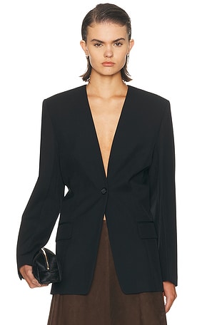 Toteme Slouch Blazer in Black