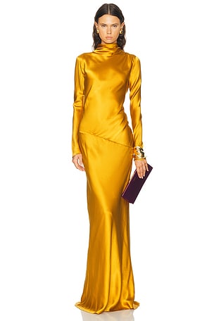 TOVE Gio Dress in Mustard