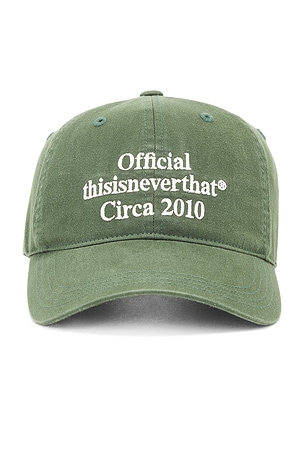thisisneverthat Times Cap in Green