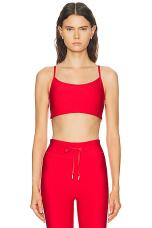 THE UPSIDE Oxford Hutton Scoop Bra in Red
