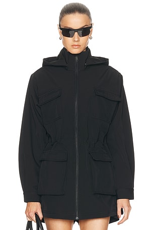 THE UPSIDE Freddie Fleece Anorak in Black
