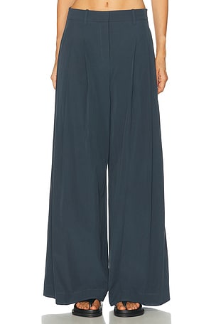 TWP Next Didi Undone Hem Pant in Navy