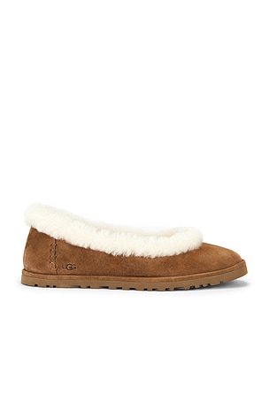UGG Zora Ballet Flat in Brown