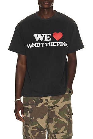 VANDYTHEPINK We Love VTP Tee in Black