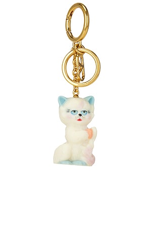 Valentino Garavani Key Ring in White