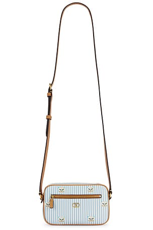 Valentino Garavani V Logo Signature Crossbody Bag in Ivory