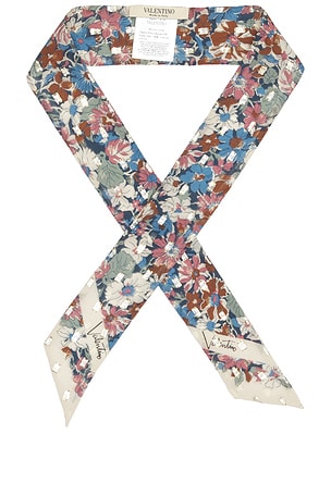 Valentino Garavani Scarf Bandeau in Blue