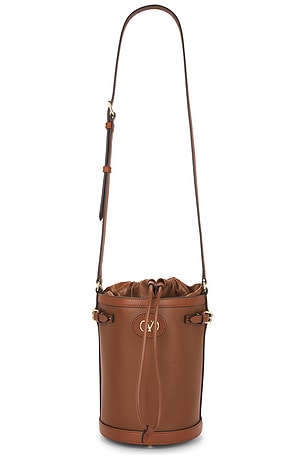 Valentino Garavani Antibes Bucket Bag in Tan