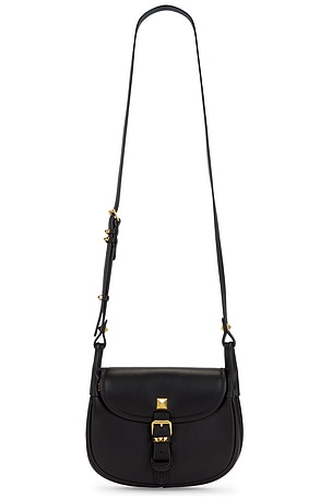 Valentino Garavani Flaneuse Small Shoulder Bag in Black