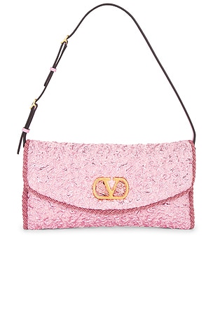 Valentino Garavani Vain Soft Clutch in Pink