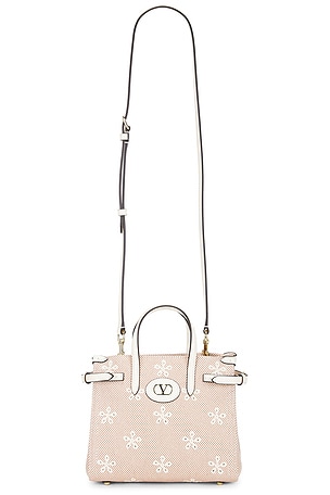 Valentino Garavani Antibes Small Tote Bag in Ivory