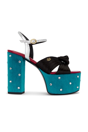 Valentino Garavani Crasher Sandal in Black