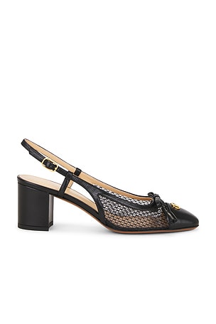 Valentino Garavani Valet Du Roi Slingback in Black