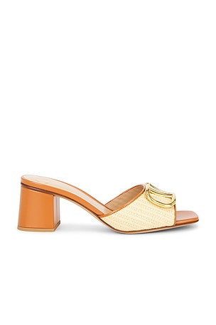 Valentino Garavani VLogo Signature Mule in Brown