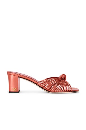 Valentino Garavani VG Annet 90 Mule in Pink