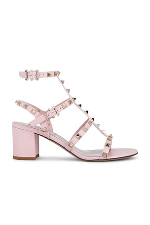 Valentino Garavani Rockstud Sandal in Rose