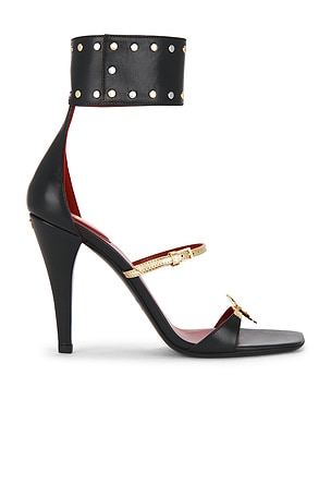 Valentino Garavani Cuffie Sandal in Black