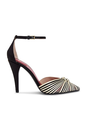 Valentino Garavani Annine Ankle Strap in Black & White