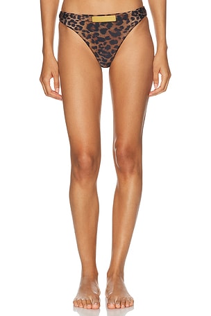 Vix Swimwear X Rosie Huntington-Whiteley Tammy Lindsay Bikini Bottom in Brown