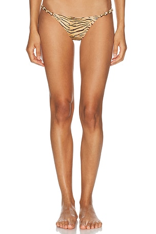 Vix Swimwear x Rosie Huntington-Whiteley Paula Full Bikini Bottom in Brown