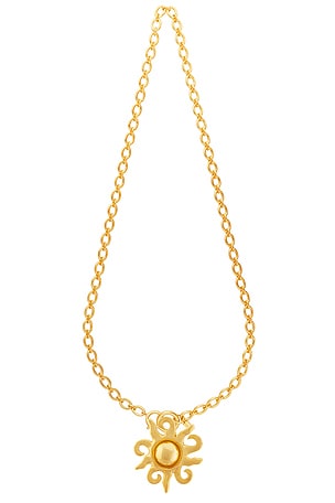 VALERE Soleil Belt in Metallic Gold