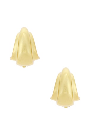 VALERE IXV9 Earrings in Metallic Gold