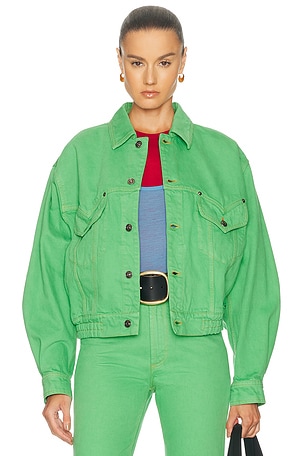 VERSACE Denim Jacket in Green