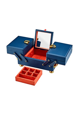 WOLF X Marla Aaron Baby Everything Jewelry Box in Blue