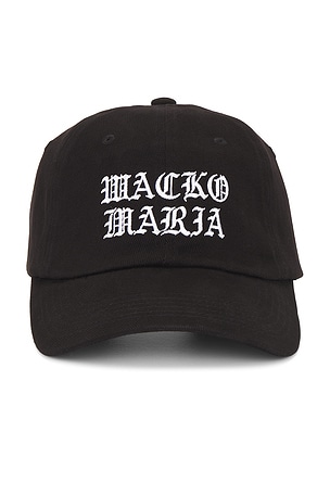 WACKO MARIA 6 Panel Cap in Black