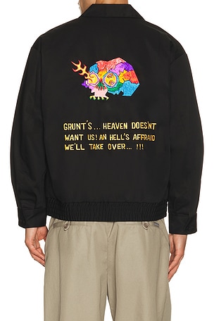 WACKO MARIA Wolf's Head Vietnam Jacket in Black