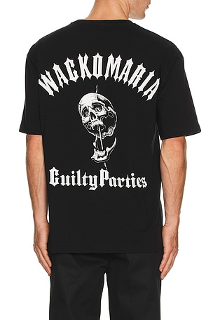 WACKO MARIA x Tattoo Studio Washed Heavy Weight Tee in Black