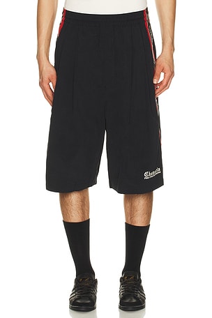 Willy Chavarria Casa De Chavarria Orale Track Short in Black