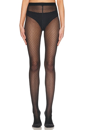 Wolford Shimmer Effect Tights in Black