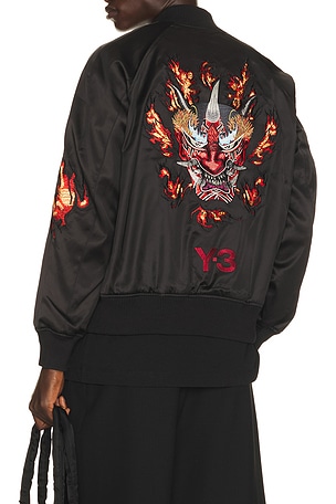 Y-3 Gfx Souv Jacket in Black