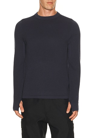 Yardsale Knit Baselayer Top in Black