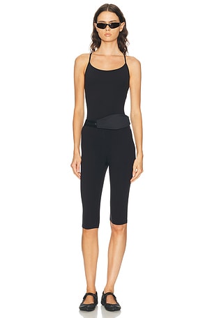 YEAR OF OURS Studio Capri Onesie in Black