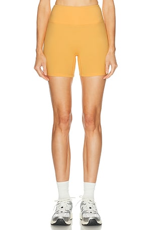YEAR OF OURS Stretch Sculpt Short in Orange