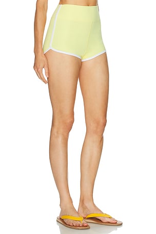 YEAR OF OURS Sporty Short Short in Yellow