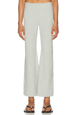 YEAR OF OURS Cotton Wide Leg Pant in Grey