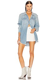 Cowboy Shredded Seam Shirt